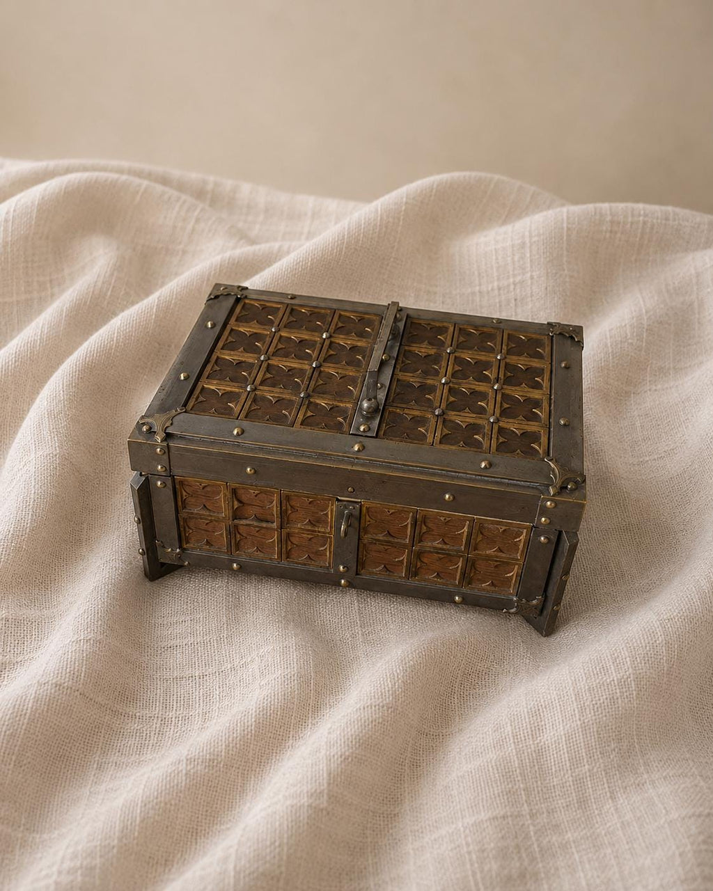 Vintage Gothic Revival Trinket Box