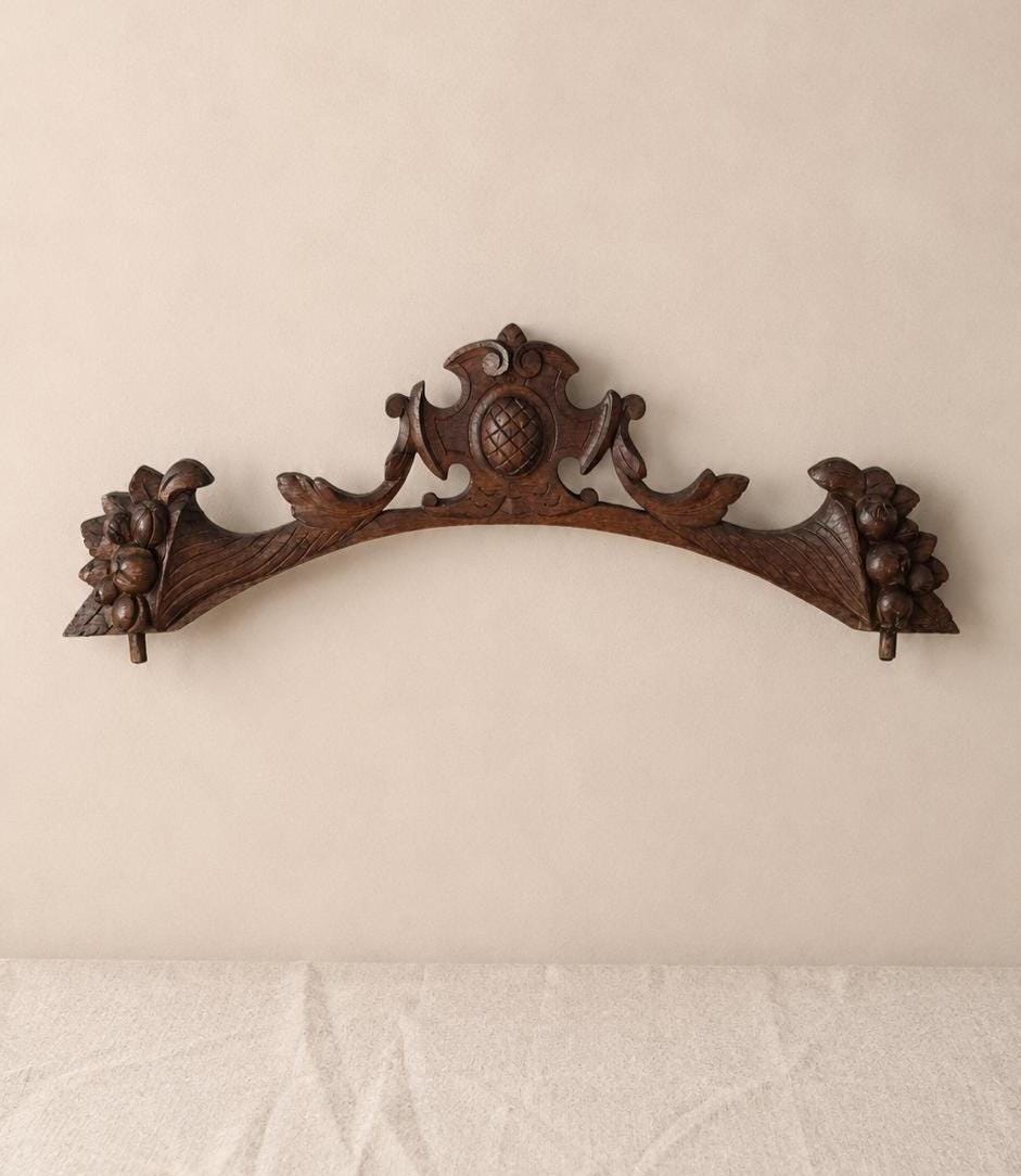 Antique Black Forest Pediment