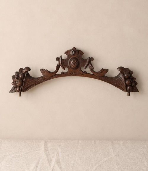 Antique Black Forest Pediment