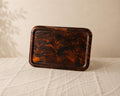 Vintage Faux Tortoiseshell Tray