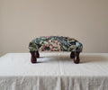 Vintage Floral Tapestry Footstool