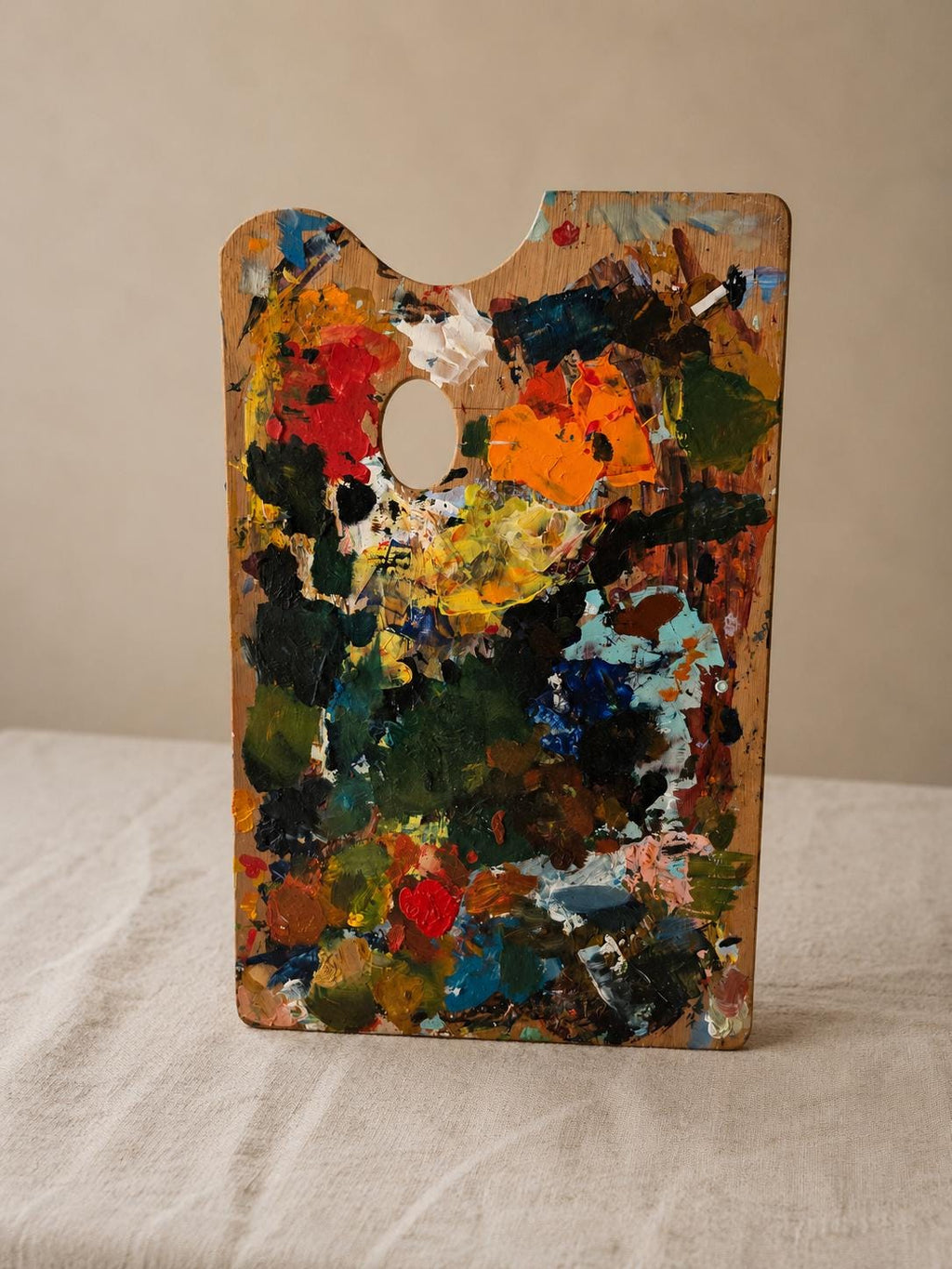 Vintage Artist Paint Palette
