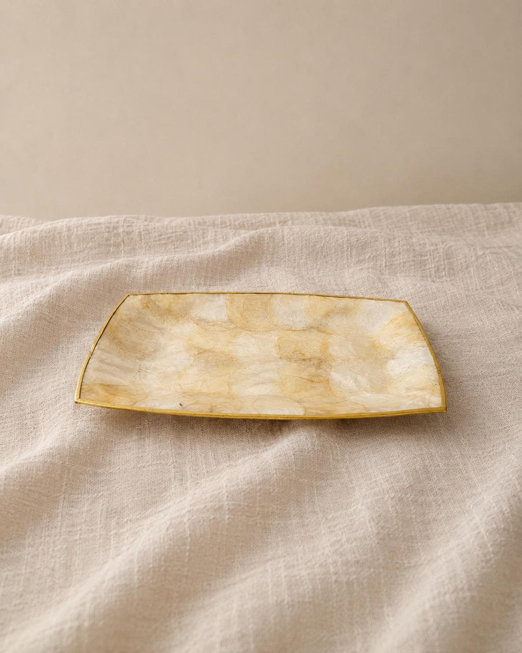 Vintage Capiz Shell Tray