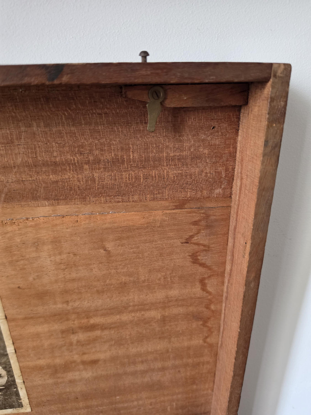 Antique Wooden Document Box, Dovetail Storage Chest, Primitive Keepsake Box, Rustic Filing Case, Early 20th Century Wood Trunk