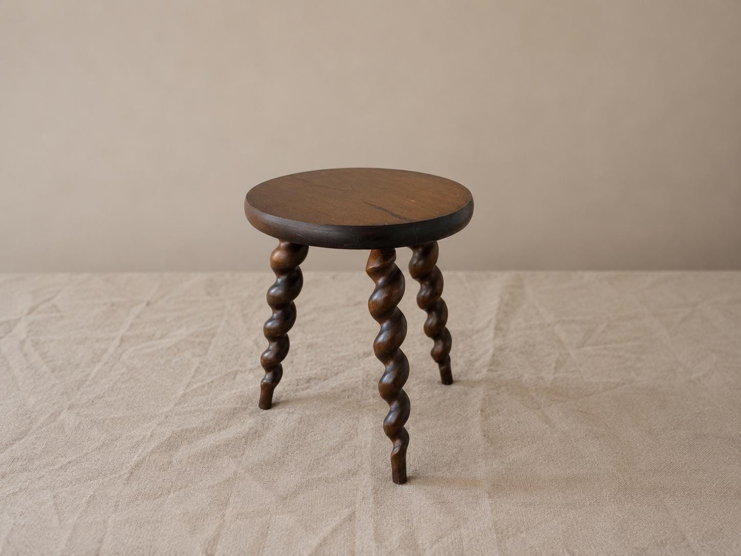 Antique Barley Twist Plant Stand