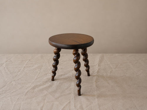 Antique Barley Twist Plant Stand