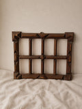 Antique Tramp Art Photo Frame