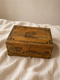 Antique French Wooden Storage Box