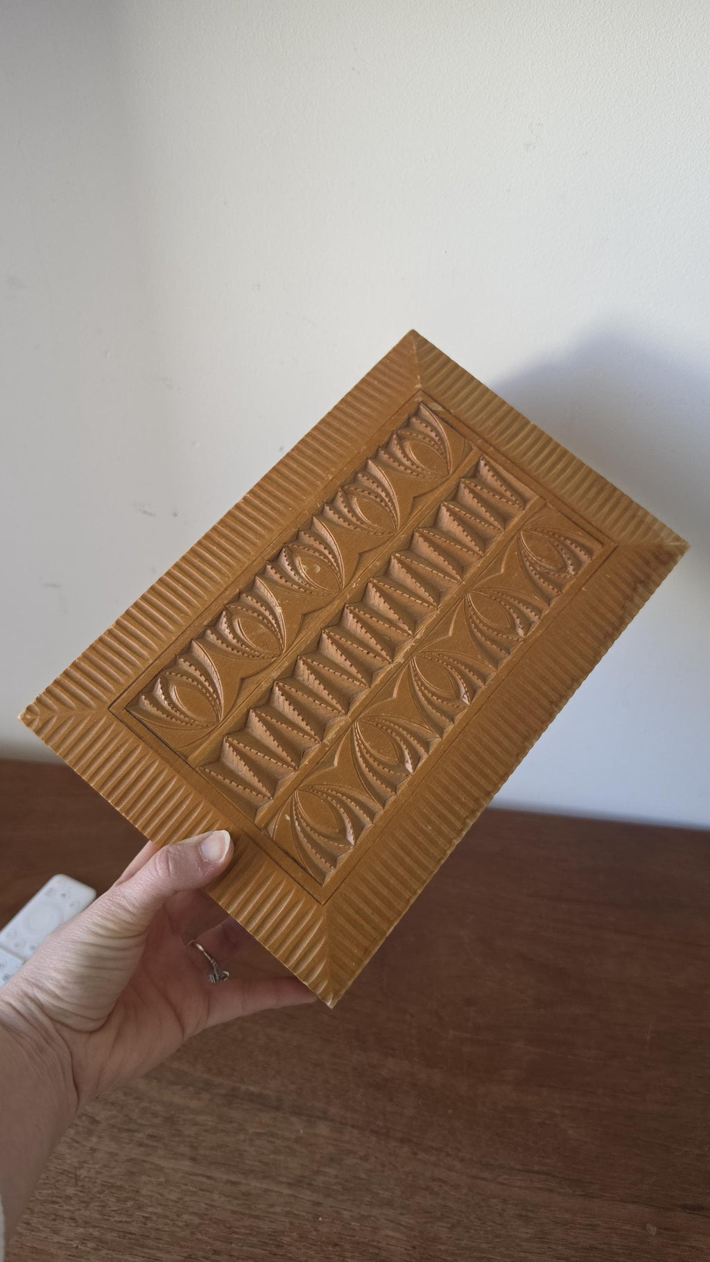 Hand Carved Wooden Keepsake Box, Folk Art Storage Box, Scandinavian Carved Wood Box, Rustic Jewelry Box, Primitive Decorative Box