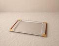 Vintage Art Deco Stainless Steel Serving Tray