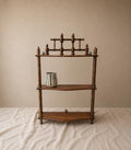 Vintage Bamboo Wall Shelf Faux Bamboo Étagère Hollywood Regency Wall Display Shelf Chinoiserie Cottage Bookcase Decor