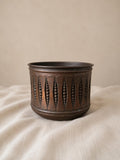 Vintage Copper Cachepot Planter Arts and Crafts Copper Jardinere Hammered Copper Plant Pot Rustic Farmhouse Decor Bowl